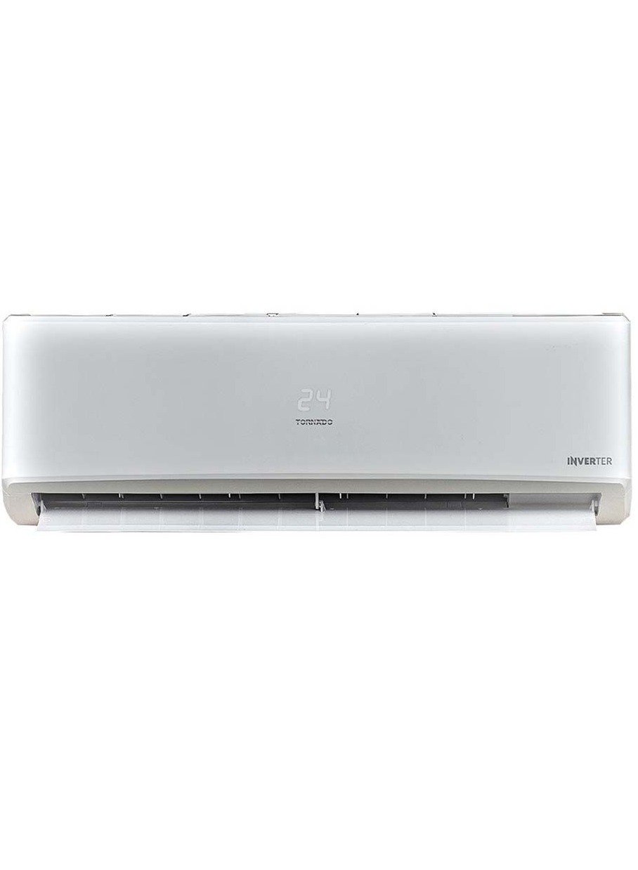 TORNADO Split Air Conditioner 2.25 HP Cool - Heat Inverter Digital Plasma Shield White TY-VX18ZEE